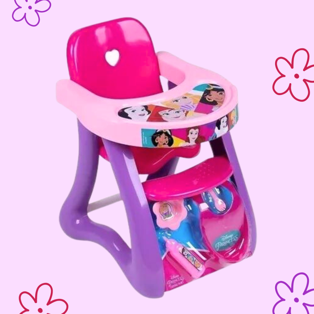 Brinquedo Cadeirão de Papinha das Princesas da Disney - Cotiplás