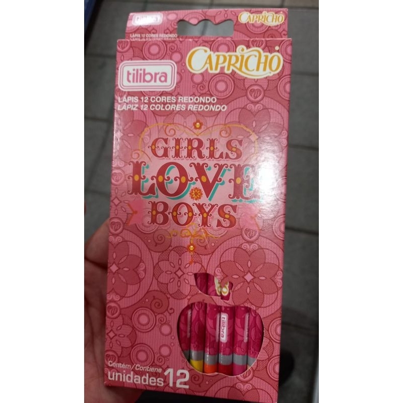 Lápis de cor antigo Revista Capricho Tilibra