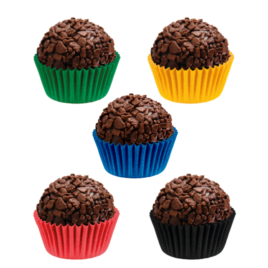 Forminha Gourmet Docinho Brigadeiro N°5 - 200 Uni Regina Festas - Inspire sua Festa Loja