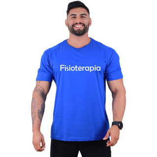 Camiseta Tradicional Clássica MXD Conceito Algodão Cursos Faculdade Fisioterapia