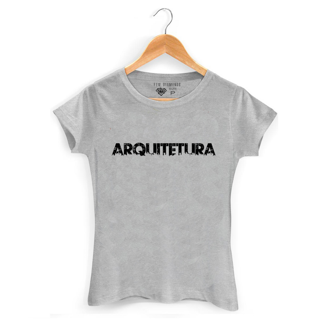 Camiseta Feminina Arquitetura e Urbanismo Faculdade Curso