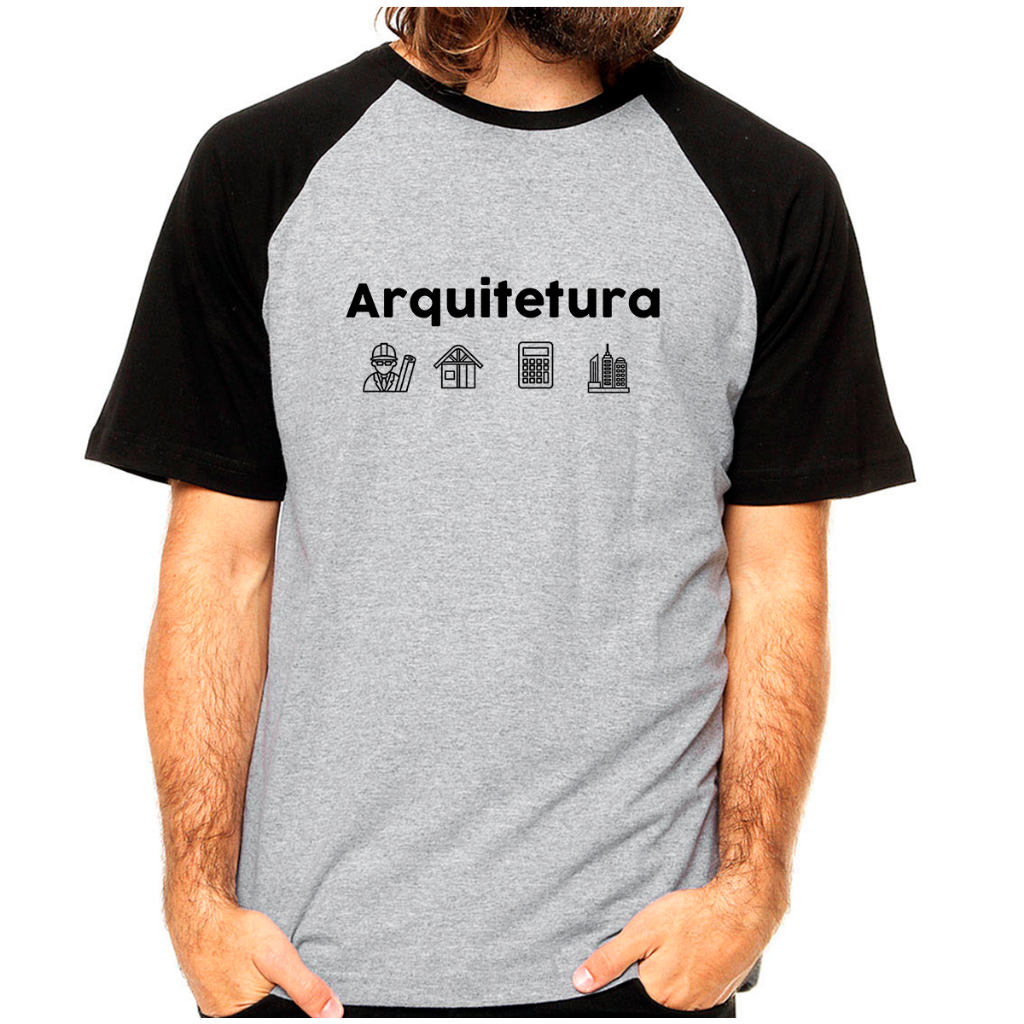 Camiseta Camisa Arquitetura e Urbanismo Faculdade Curso Architecture