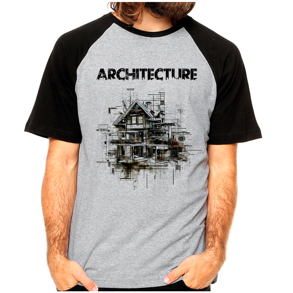 Camiseta Camisa Arquitetura e Urbanismo Faculdade Curso Arquitetura - Architecture
