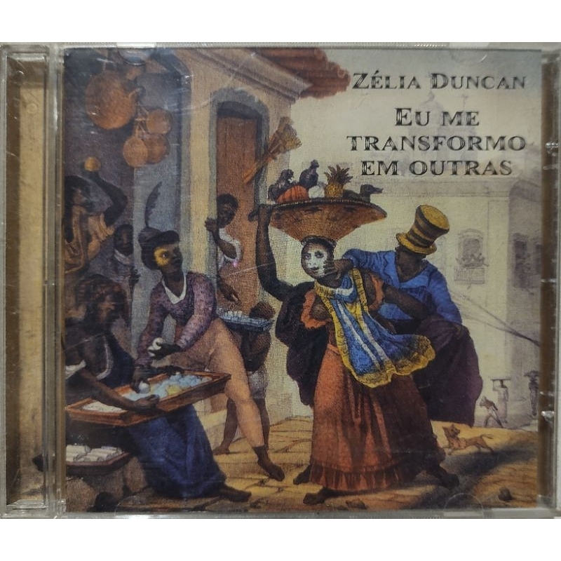 Cd Zélia Duncan Eu Me Transformo Em Outras Otimo Estado