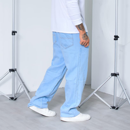 Calça jeans balão masculina dazzling 100% jeans original ref: CÇBL-1