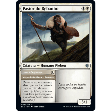Pastor do Rebanho // Levar à Segurança - Magic The Gathering