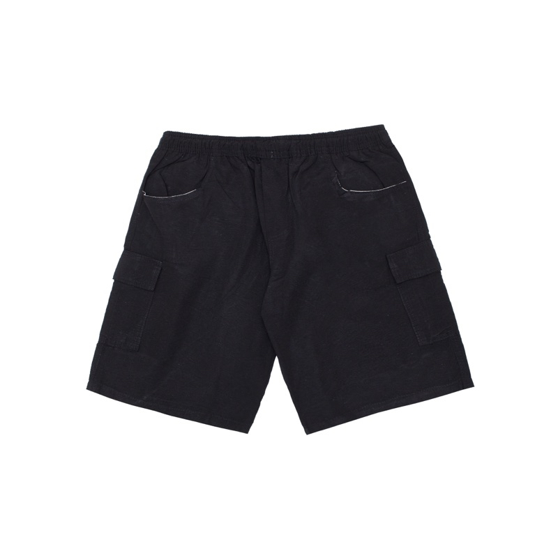Bermuda Cargo Larga em Sarja Unissex – Streetwear, Bolsos Funcionais e Diversas Cores