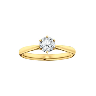Anel Solitario Banhado 18k Semi joia Anel de Compromisso Noivado Casamento Folhado Promoção Barato