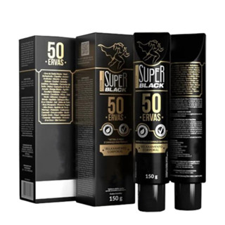 10 Pomadas Super Black 50 Ervas 150gr - Bio Instinto