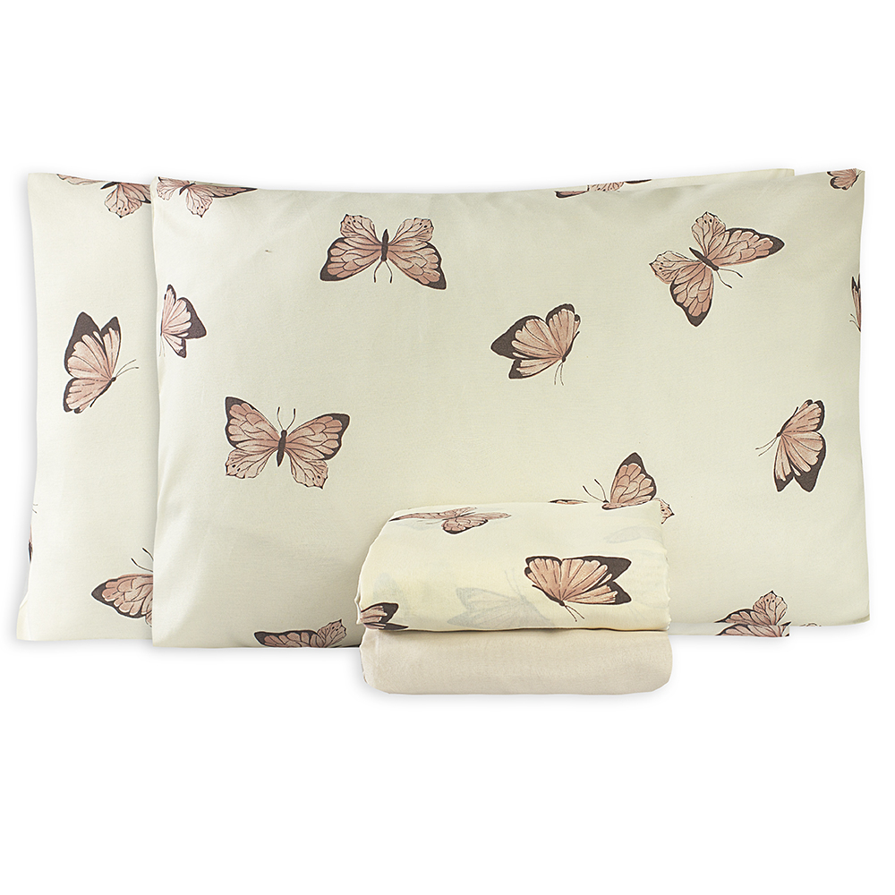 Jogo de Lençol Cama Queen 3 ou 4 Peças Decoração Cama Moderna