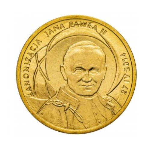 Polonia 2 Zlote 2014 Canonização Papa Joao Paulo II