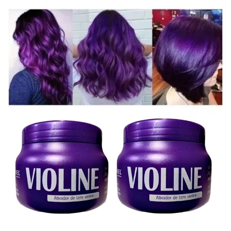 Kit 2 Ativadores De Tons Roxo Violine Matizador Mairibel 250g
