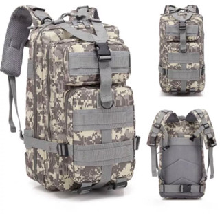 Mochila Lona Impermeável Camuflada Esportes Ao Ar Livre 30l