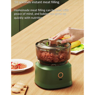 Moedor Elétrico De Carne 350ml Multifuncional Para Cozinha Sem Fio Auxiliar De Alimentos Bebês---22045