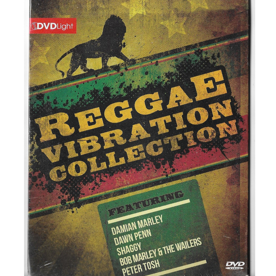 DVD Musical Reggae Vibration Collection - Damian Marley, Dawn Penn, Shaggy, Bob Marley & The Wailers, Peter Tosh ( Original, Novo e Lacrado )