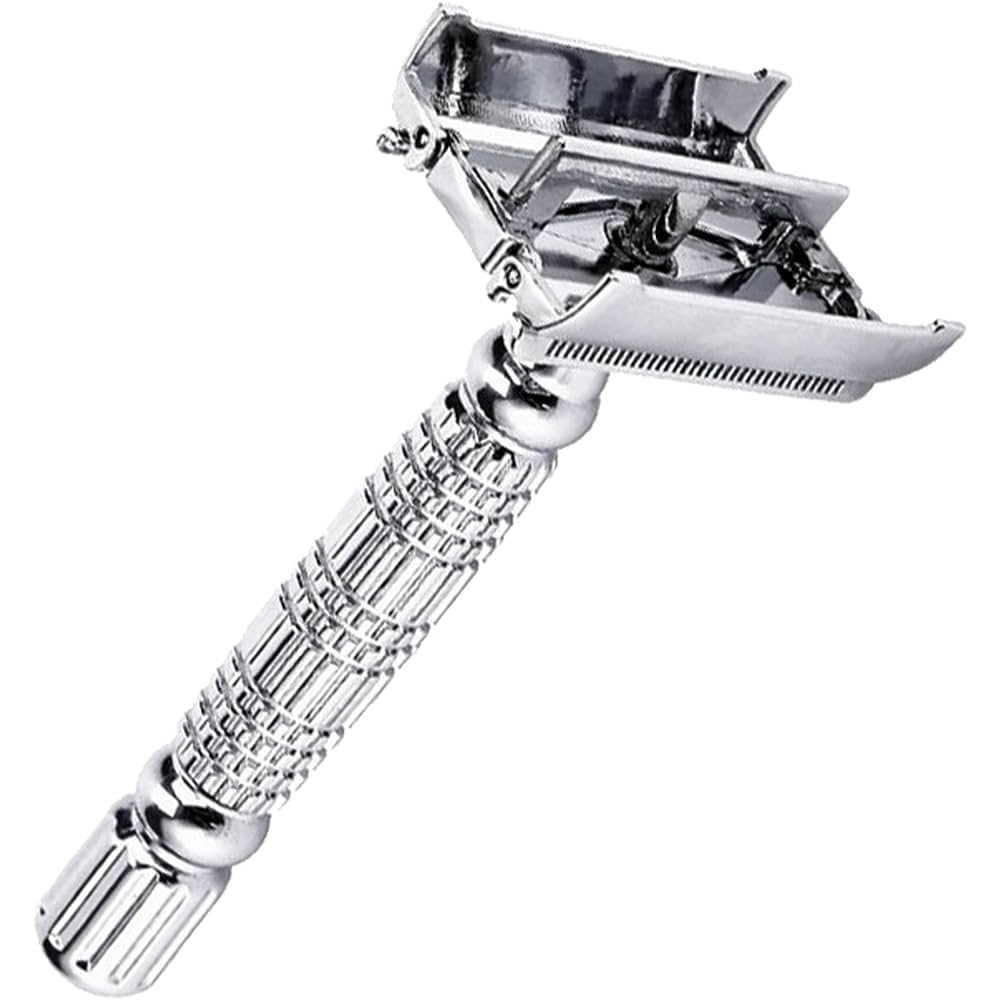Aparelho de Barbear Borboleta Metal Vintage Luxo Barbeador