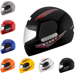 Capacete Moto Fechado Mixs Start Masculino Feminino Integral Com Viseira Cristal