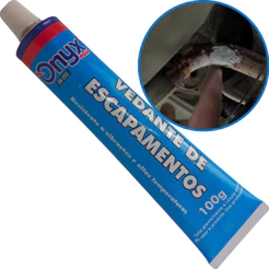 Veda Escapamento Reparador Carro Moto Alta Temperatura 100g