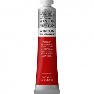 Tinta Óleo Winsor & Newton Winton 200ml 098 Cadmium Red Deep Hue