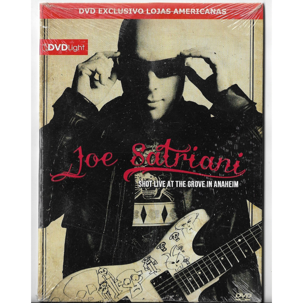DVD Musical Joe Satriani - Shot Live at The Grove in Anaheim ( Original, Novo e Lacrado )