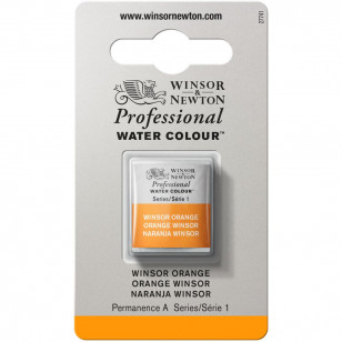 Tinta Aquarela Winsor & Newton Profissional Pastilha S1 724 Winsor Orange