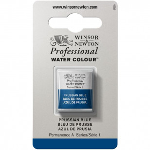 Tinta Aquarela Winsor & Newton Profissional Pastilha S1 538 Prussian Blue