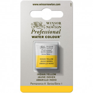 Tinta Aquarela Winsor & Newton Profissional Pastilha S1 319 Indian Yellow