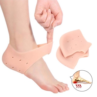 Par De Palmilha para Calcanhar Silicone Proteção do Calcanhar