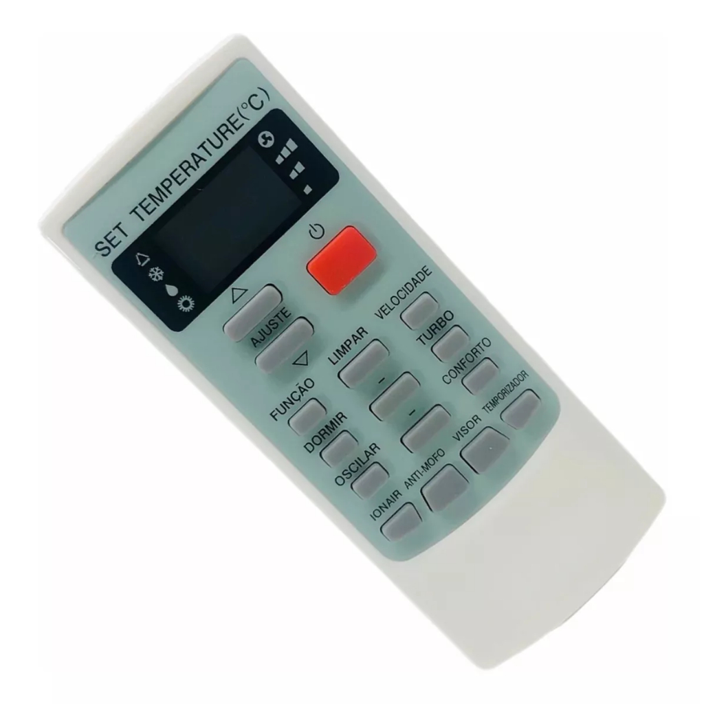Controle Para Ar Condicionado Split Elgin Ecoplus Ykr-h/002e C/ Pilha