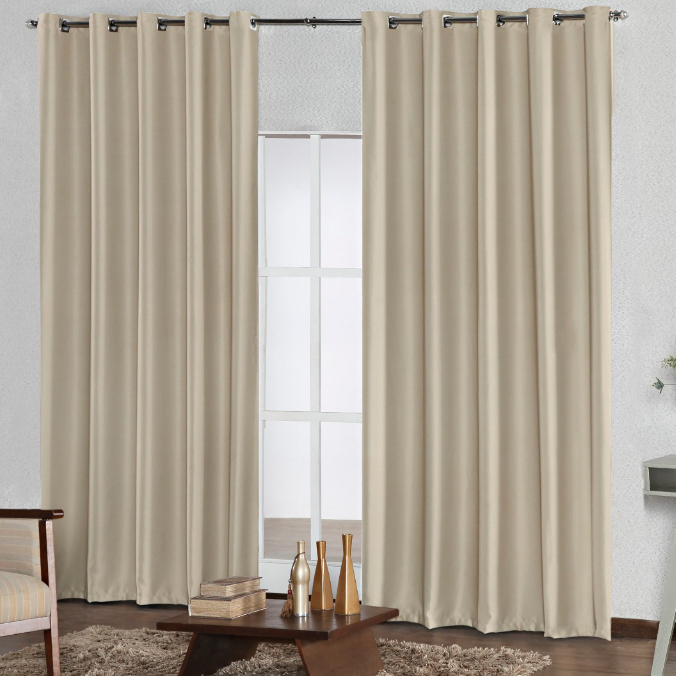 Cortina Blackout Tecido de 5,00 x 2,80 Metros de Janela para Varão Simples Quarto Sala Escritório Decoração Metros 3M 4M 5M 6M Cozinha Corta Luz Varias Cores 85% 100% Blecaute Promoção Oferta 3 Metros 4 Metros 5 Metros 6 Metros Preto Gelo Branco Tabaco