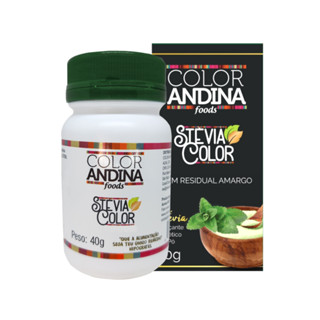 Adoçante Em Pó 100% Natural Stévia 40g - Color Andina