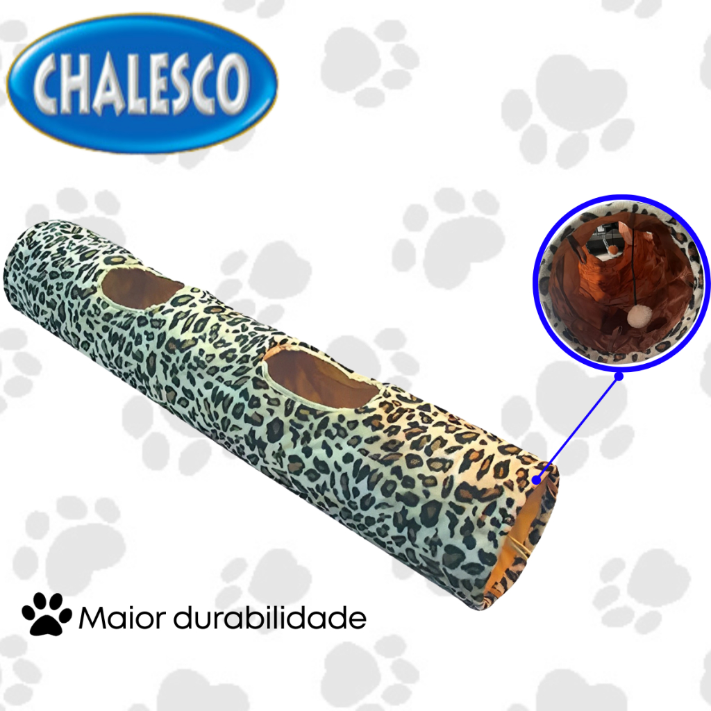Brinquedo Interativo Para Gatos Pets Túnel Chalesco