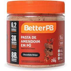 Pasta De Amendoim Em Pó - CHOCOLATE BELGA - Better PB