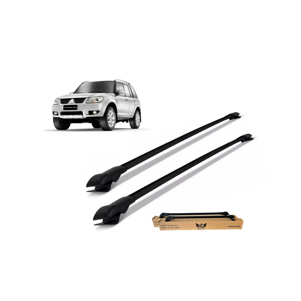 Rack Travessa de Teto Pajero Tr4 2010 A 2016 Bagageiro Slim