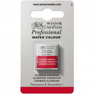 Tinta Aquarela Winsor & Newton Profissional Pastilha S1 004 Alizarin Crimson Hue