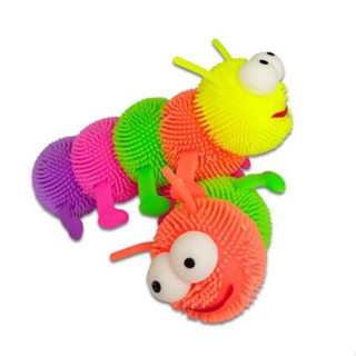 Centopeias Mamona Lagarta de aperta divertido infantil com led brinquedo Dias das crianças wj40 em Oferta na Shopee