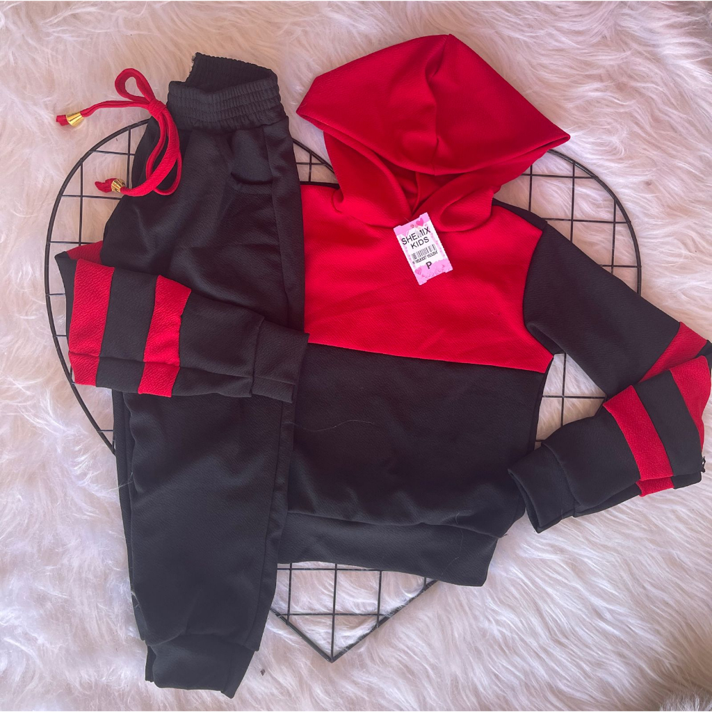 Roupa infantil menina conjunto inverno Tam. 2 a 7 anos feminino moletom agasalho inverno