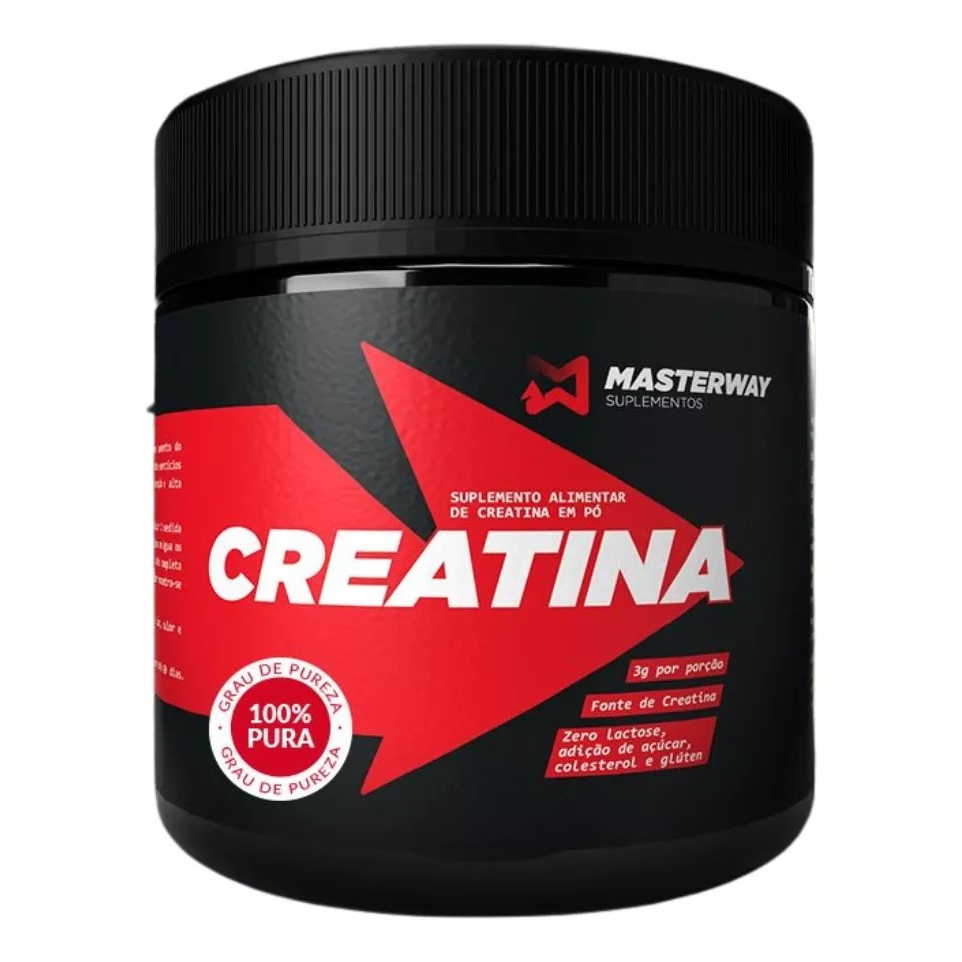 Creatina Masterway 100% Pura Suplemento Em Pó 150g