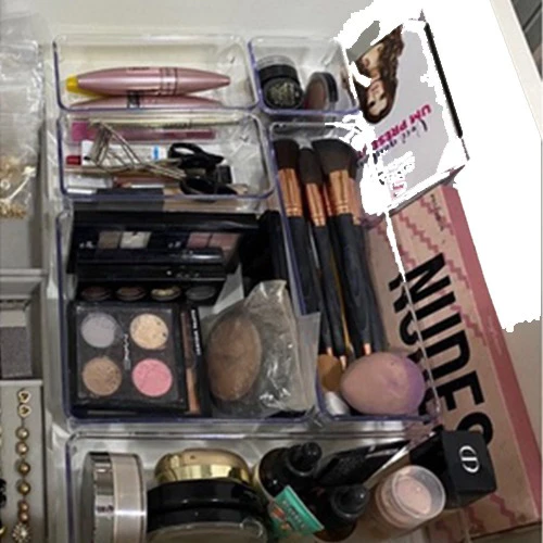 Kit 21 Organizadores Multiuso Modulares de Acrílico Cristal — foto 5