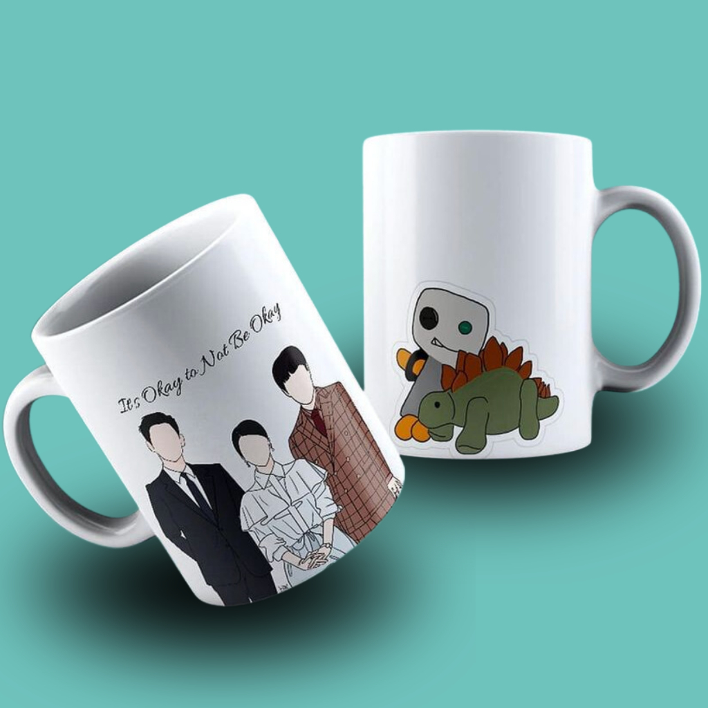 Caneca DORAMA Tudo Bem Não Ser Normal - Its Okay Not Be Okay - Moo gan Tae - Animação