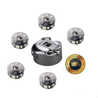 Caixa De Bobina Máquina De Costura Reta Industrial Com Mola + 5 Bobinas em Oferta na Shopee