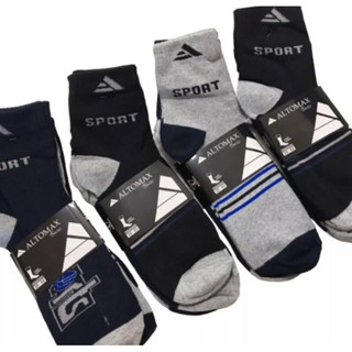 Kit 12 Pares De Meias Cano Longo Grosso Alto Max Confortável Masculina