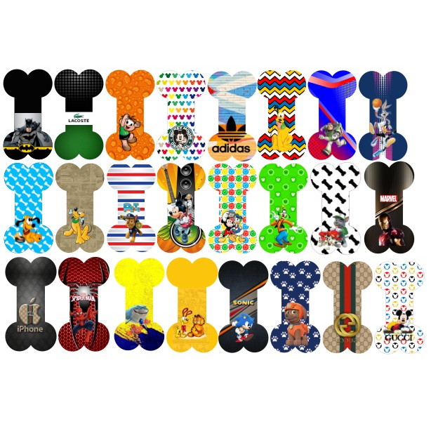 Kit Gravata Ossinho Pet Shop Cachorro Osso Banho Tosa Cães Gato Cachorro Atacado