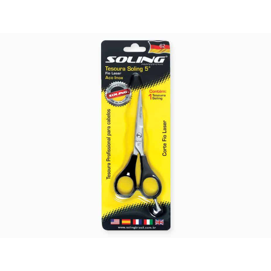 Tesoura 5″ Corte Fio Laser ref. 62 Soling