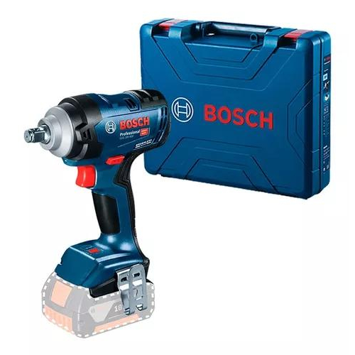 Chave De Impacto a Bateria Profissional Bosch GDS 18V-400 Brushless 18V SB Com Maleta - Home & Living