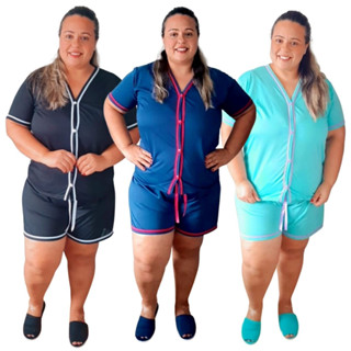 Baby Doll Americano Plus Size / Blogueirinha Com Botão / Baby Doll Pós Cirúrgico Amamentação