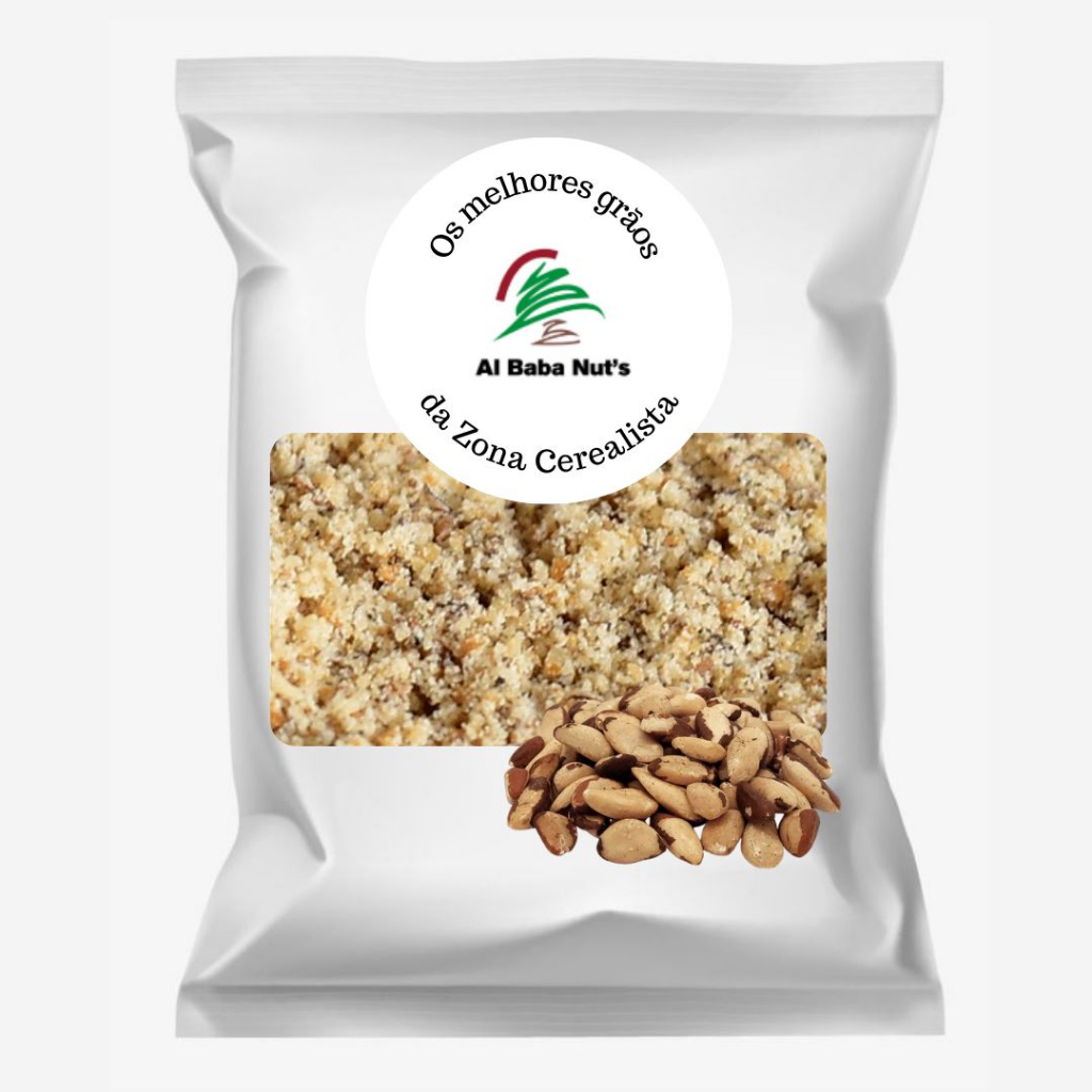 Farinha Castanha do Pará 500G - 1KG Low carb 100% Natural Al Baba Nut's em Oferta na Shopee
