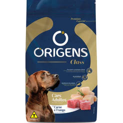 Ração Origens Class Cães Adultos Sabor Carne Frango 15kg Adimax