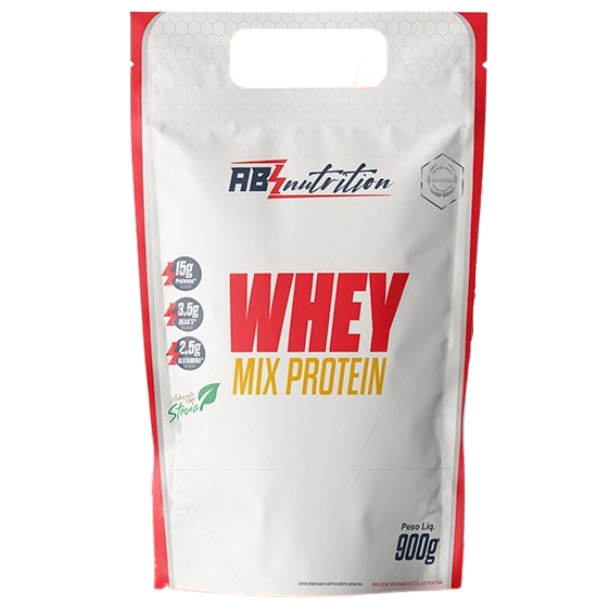 Whey Protein concentrado MIX ABS Nutrition pouch 900g - Suplemento Alimentar