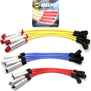 Cabo De Vela Onix Novo Prisma 1.0/1.4 8v Silicone 10mm Promoção Adaptável